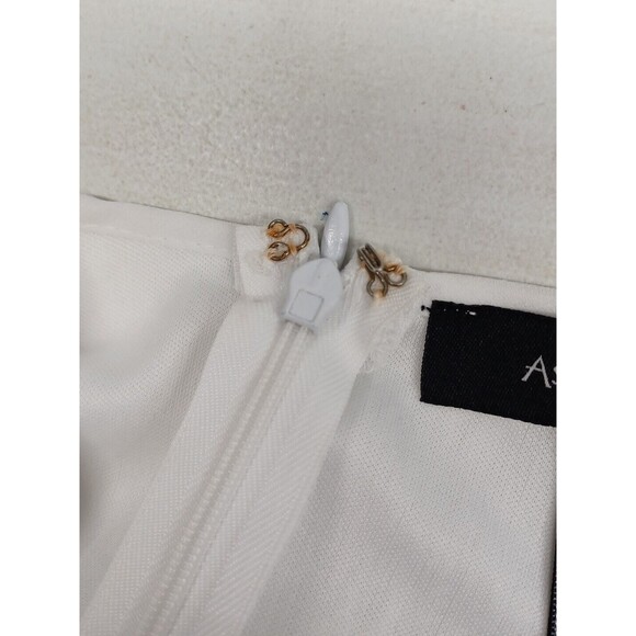 Ashley Stewart White Sleeveless Tie Waist Pleated Wide Leg Jumpsuit 20W Chiffon - Picture 10 of 11